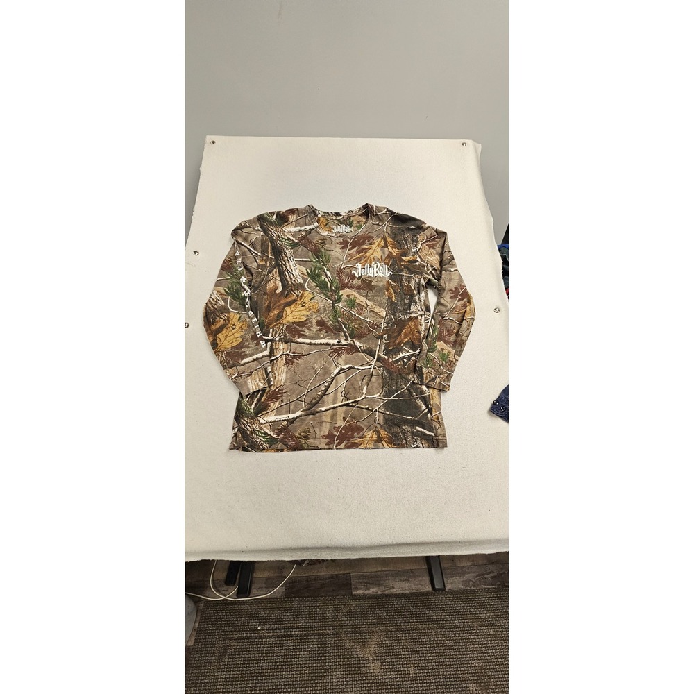 Jelly Roll Whitsitt Chapel Camo Long Sleeve Shirt Men Lg Realtree Nashville TN